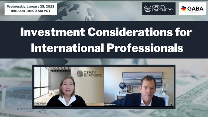 Investment Considerations for International Professionals