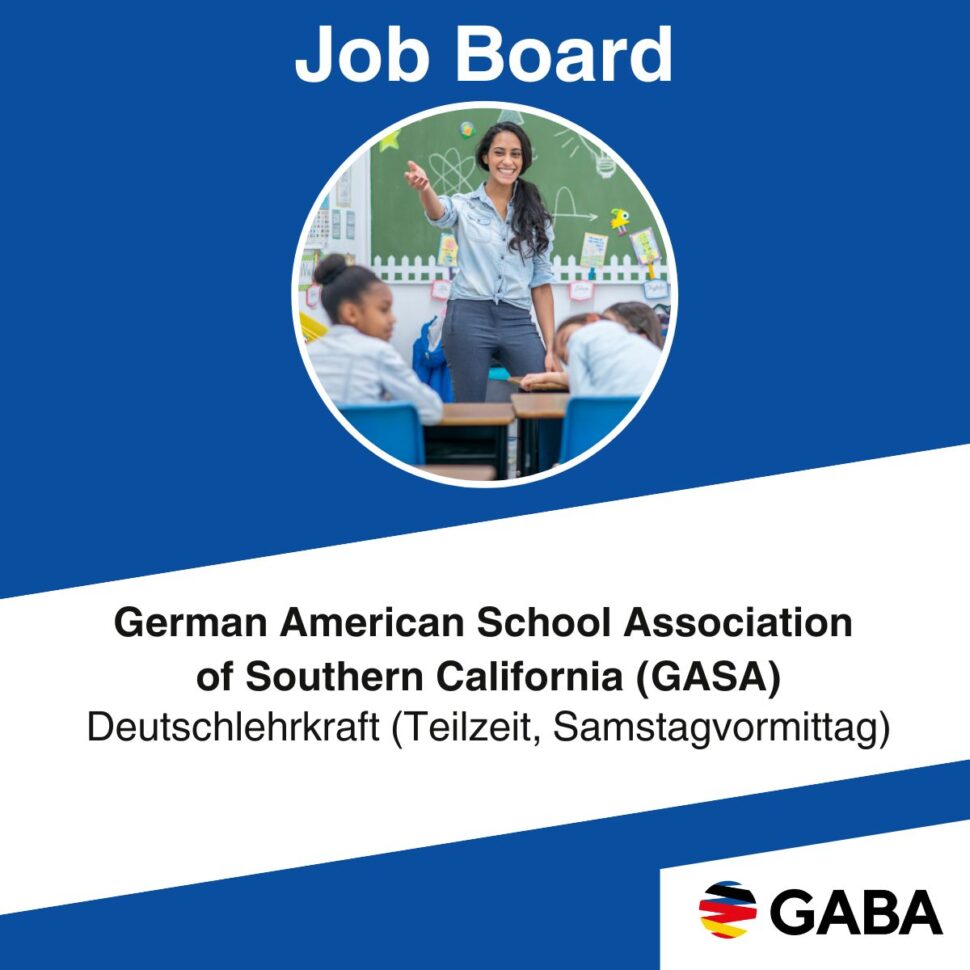 Stellenausschreibung: Deutschlehrkraft (Teilzeit, Samstagvormittag)